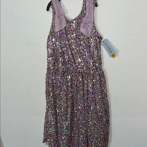 Purple Sequin Dress